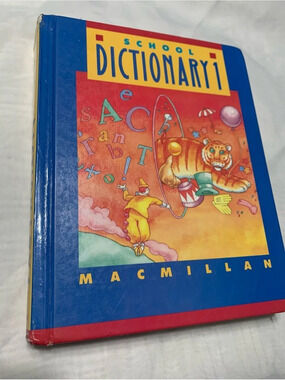 1990 Macmillan Hardcover School Dictionary 1